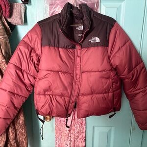 Retro puffer north face winter jacket